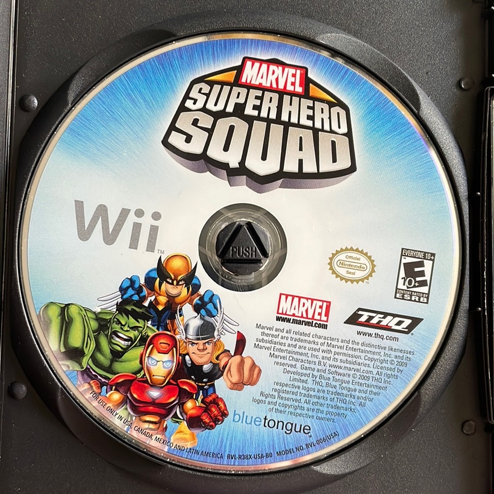 Wii Marvel super hero squad preowned video game